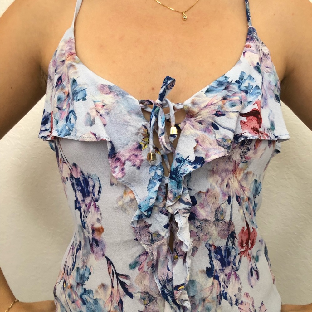 Studio F floral blouse